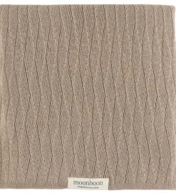 Moonboon Tæppe - Strik - 100x80 cm - Earth