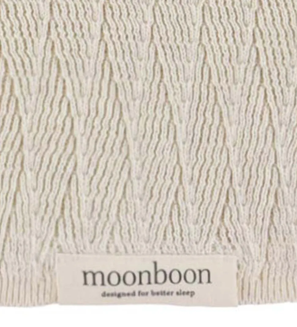 Moonboon Tæppe - Strik - 100x80 cm - Nature