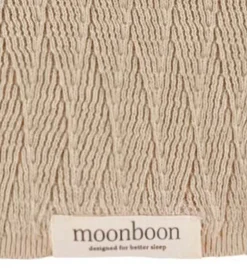 Moonboon Tæppe - Strik - 100x80 cm - Rose Dloud