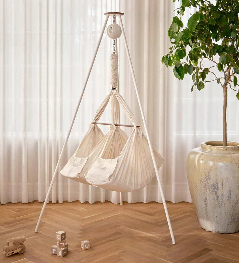 Moonboon Tvillinge-slyngevugge - 70x95 cm - Nature