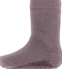 MP Strømper m. Antiskrid - Uld - Dark Purple Dove