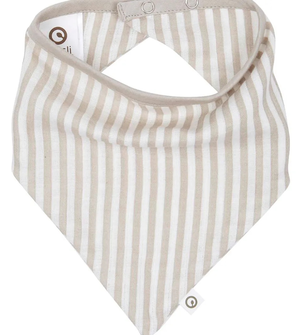 Müsli Savlesmække - Stripe Muslin - 2-pak - Balsam cream/Cashme