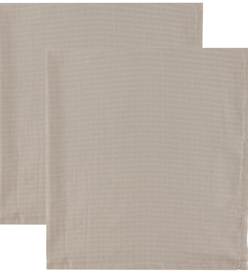 Müsli Stofbleer - 2-pak - 75x75 - Cashmere