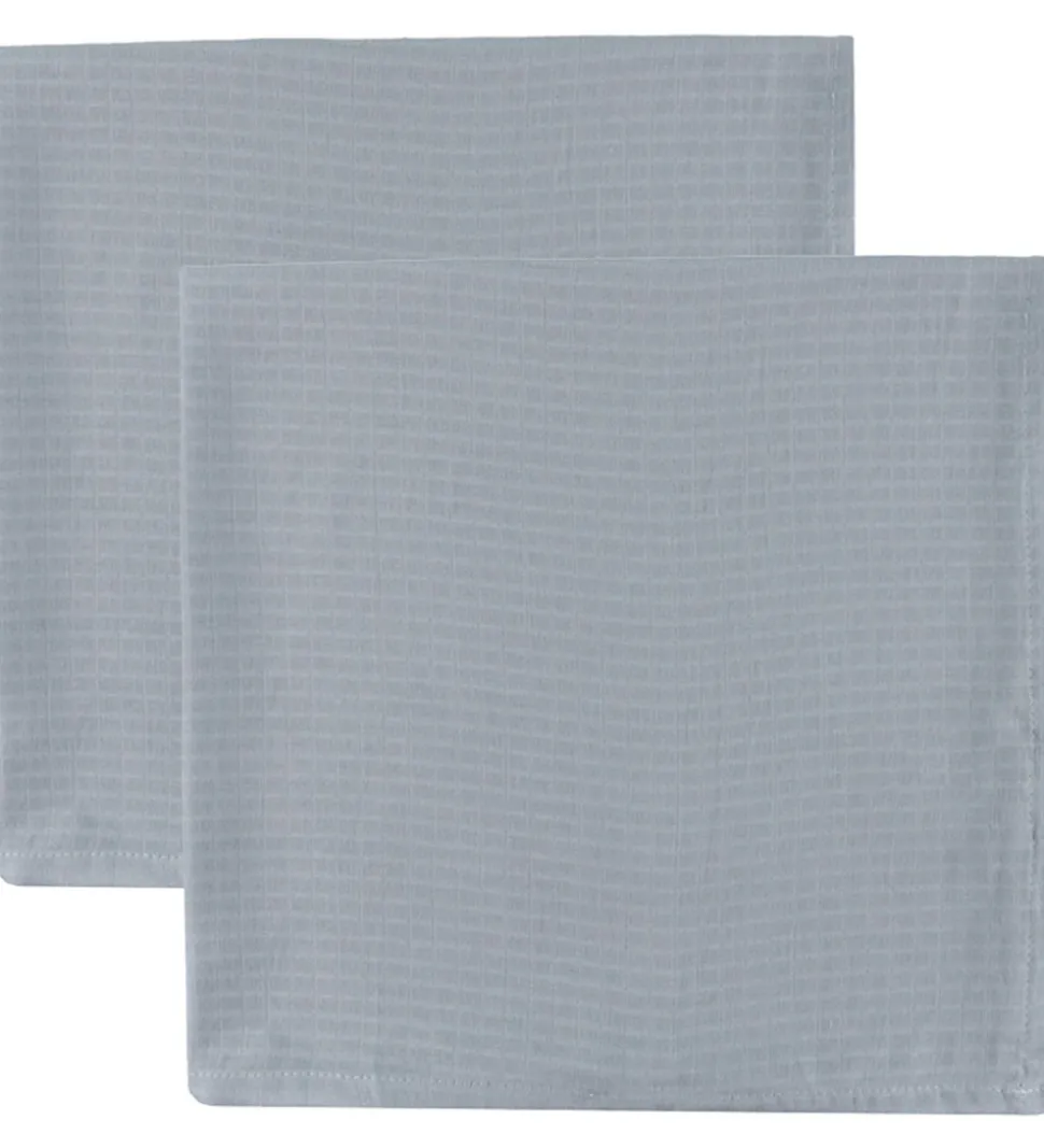 Müsli Stofbleer - 2-pak - 75x75 - Jasmin blue