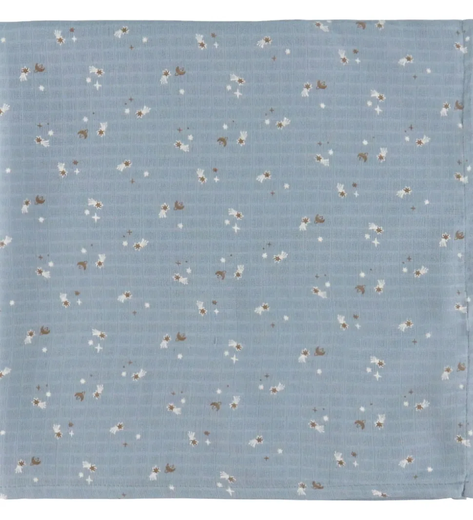 Müsli Stofbleer - 2-pak - 75x75 - Stars - Jasmin Blue/Balsam Cre