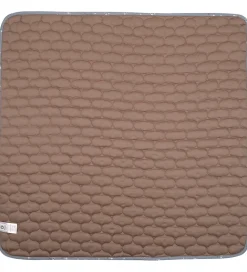 Müsli Tæppe - Quiltet - 90x90 cm - Stars - Jasmin Blue/Balsam Cr