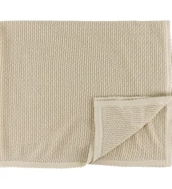 Müsli Tæppe - Strik - 90x90 cm - Oat