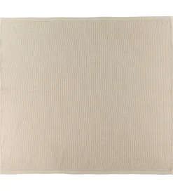 Müsli Tæppe - Strik - 90x90 cm - Oat