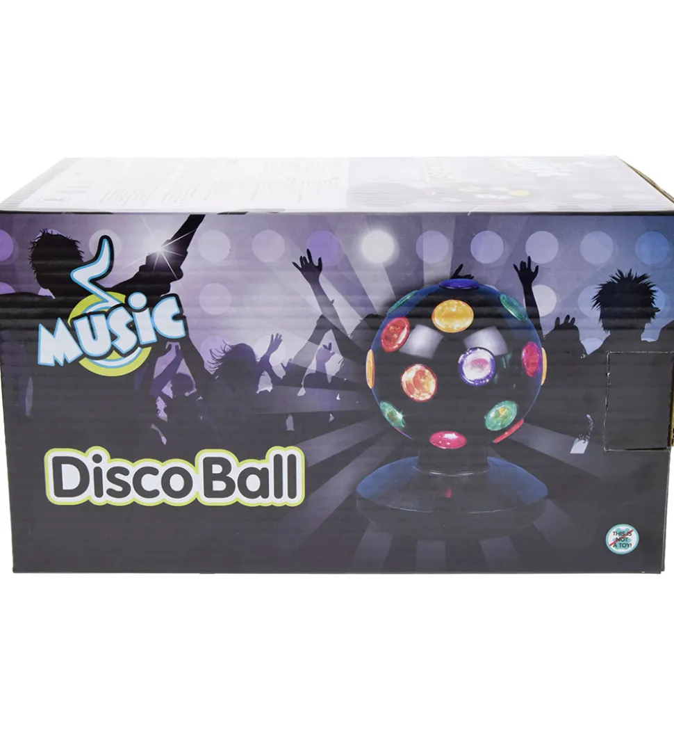 Music Diskokugle - 10 cm - sort