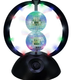 Music Diskokugle - Rotating Double Mirror Balls