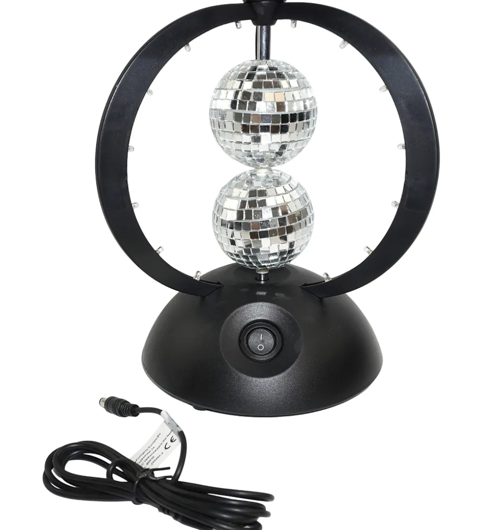Music Diskokugle - Rotating Double Mirror Balls