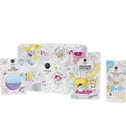 Nailmatic Badesæt - Box m. Badebombe, Badesalt, Knitrende Badesa