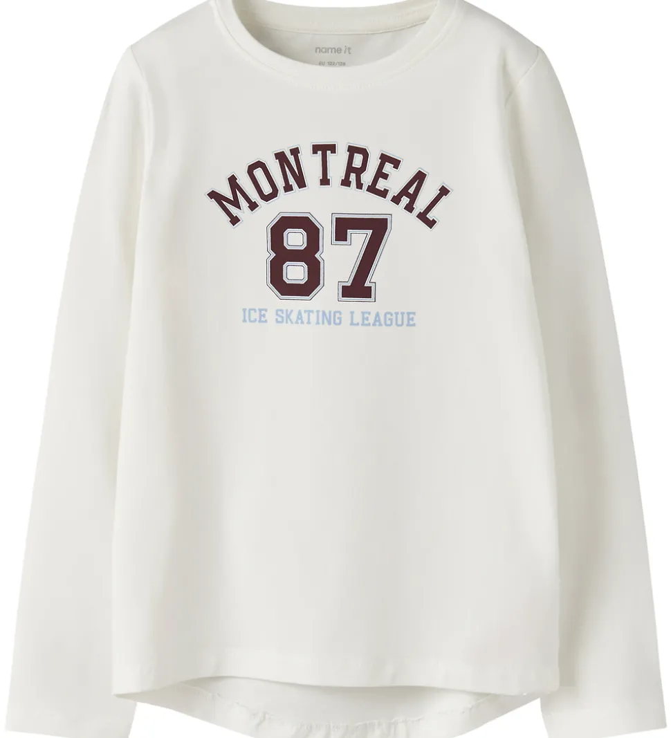 Name it Bluse - NkfVix - Cloud Dancer/Montreal