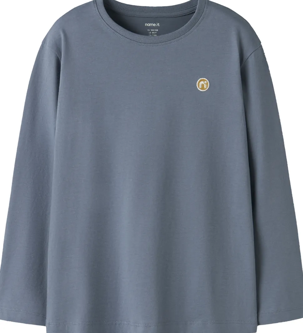 Name it Bluse - NkmVimpel - Flint Stone/Brandmark