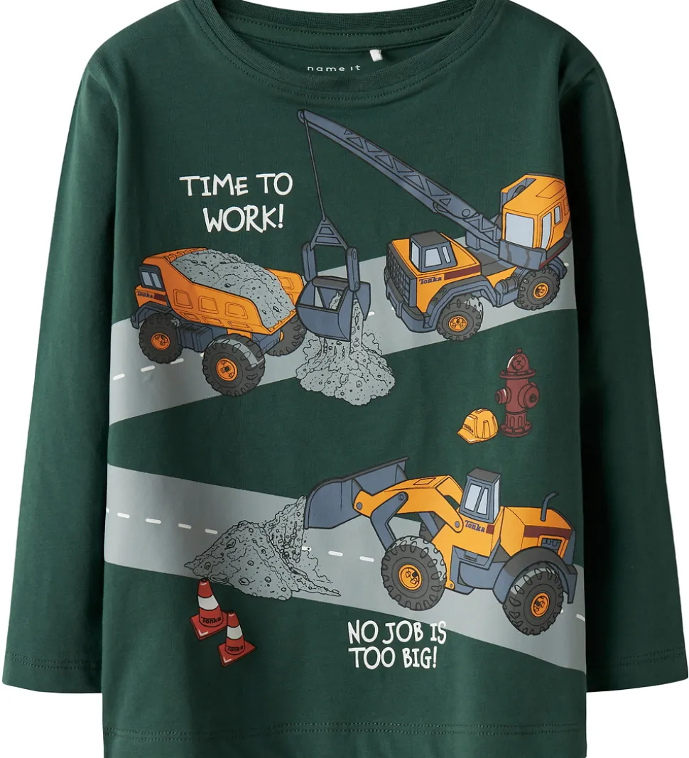 Name It Bluse - NmmOfek - Bistro Green