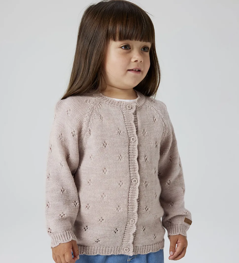 Name It Cardigan - Uld - Strik - NmfWrilla - Shadow Gray