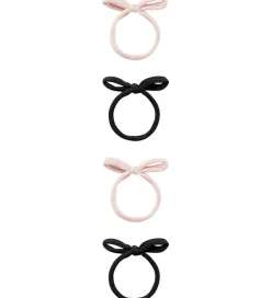 Name It Hårelastikker - NkfKayla - 4-pak - Burnished Lilac/Sort