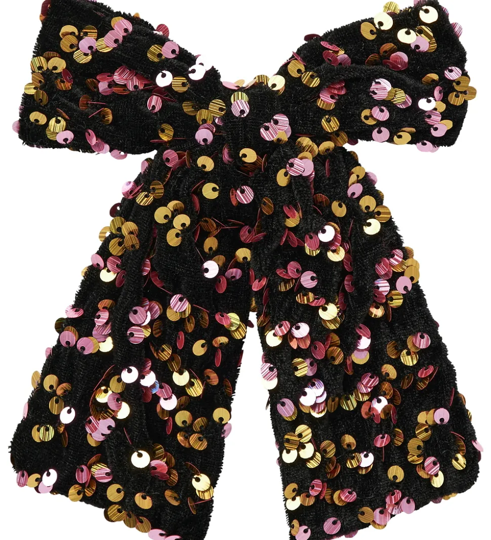 Name It Hårspænde m. Sløjfe - NkfRunica - Gold Colour m. Paliett