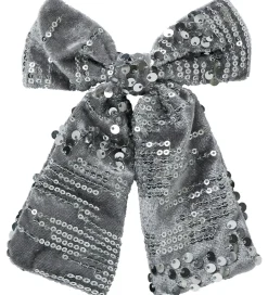 Name It Hårspænde m. Sløjfe - NkfRunica - Lava Smoke m. Paliette