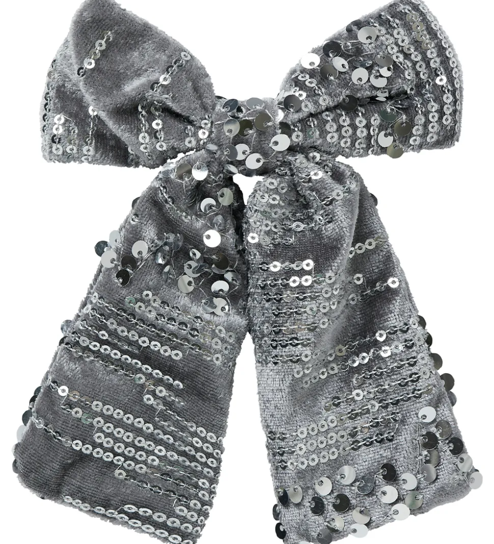 Name It Hårspænde m. Sløjfe - NkfRunica - Lava Smoke m. Paliette