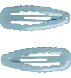 Name It Hårspænder - 2-pak - NkfKarla - Dusty Blue