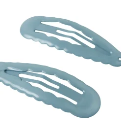 Name It Hårspænder - 2-pak - NkfKarla - Dusty Blue