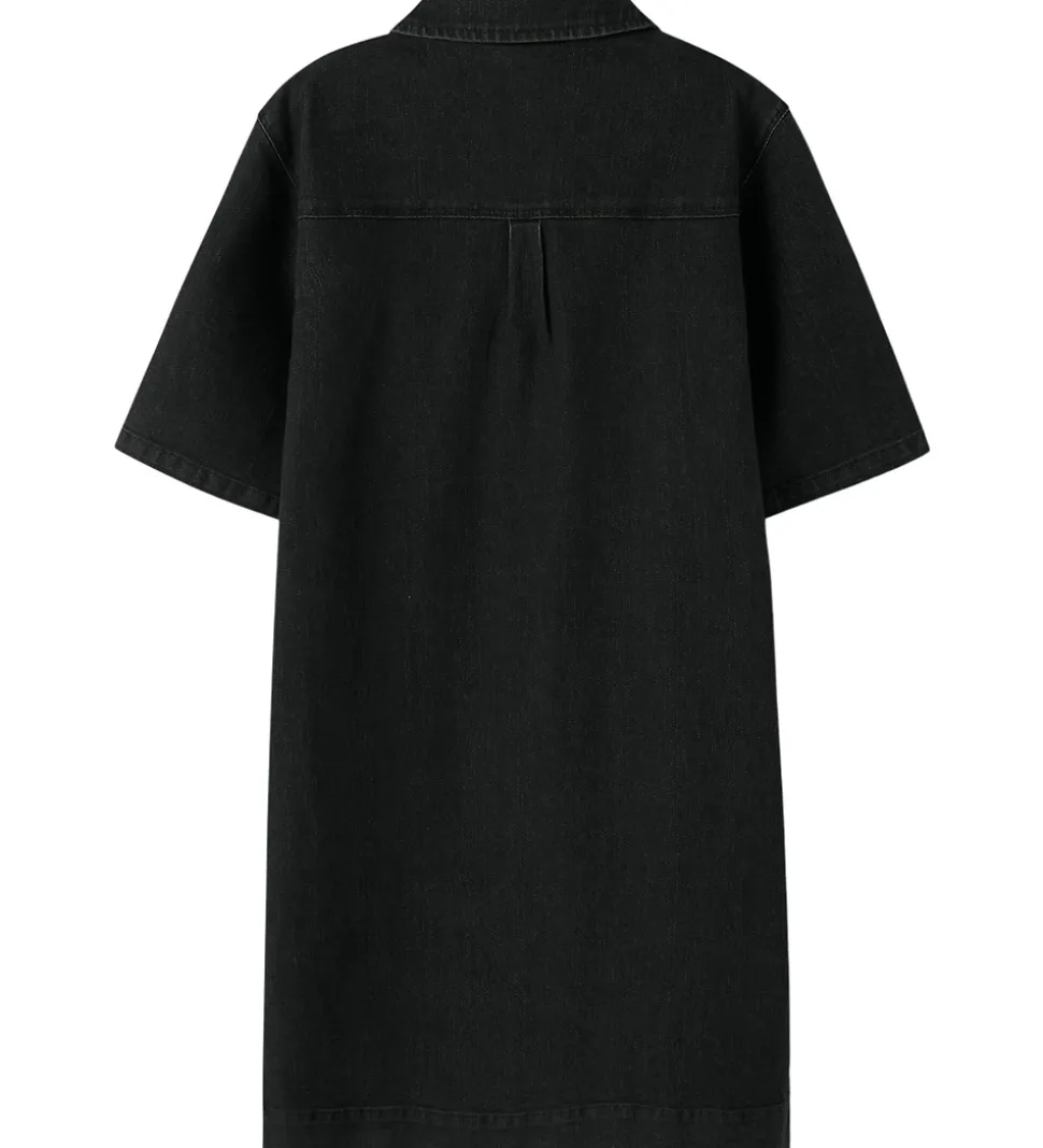 Name It Kjole - NkfBlake - 1/2 Loose - Dark Grey Denim