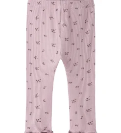 Name It Leggings - Rib - NbfSoho - Keepsake Lilac