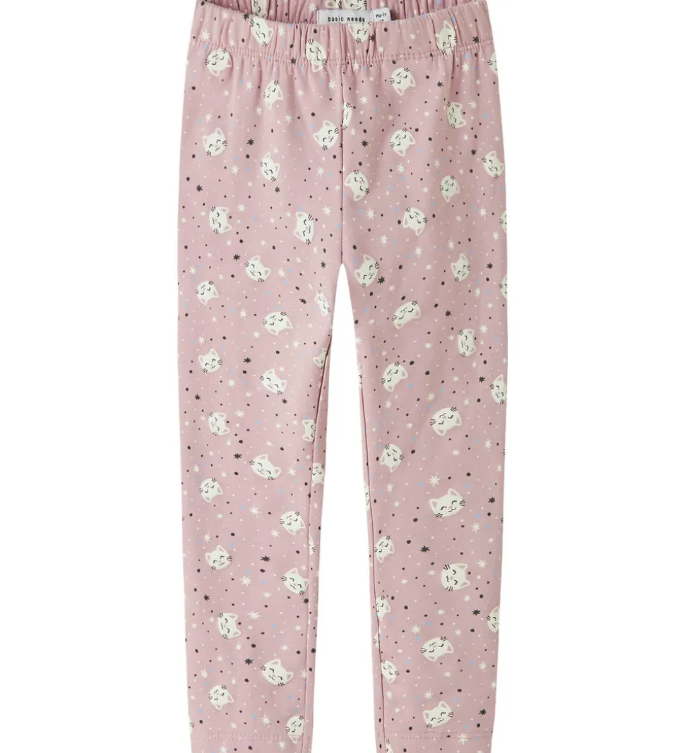 Name It Leggins - NmfDavina - AOP - Keepsake Lilac/Yin Yang Cats