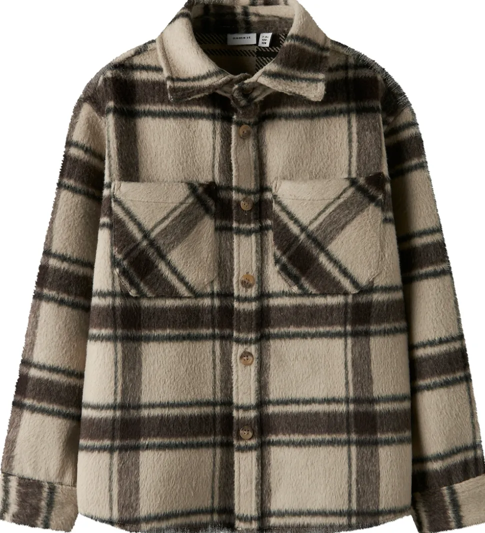Name It Overshirt - Plys - NkmRemolle - Island Fossil