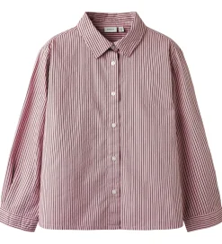 Name It Skjorte - NkfSvala - Keepsake Lilac/Burgundy