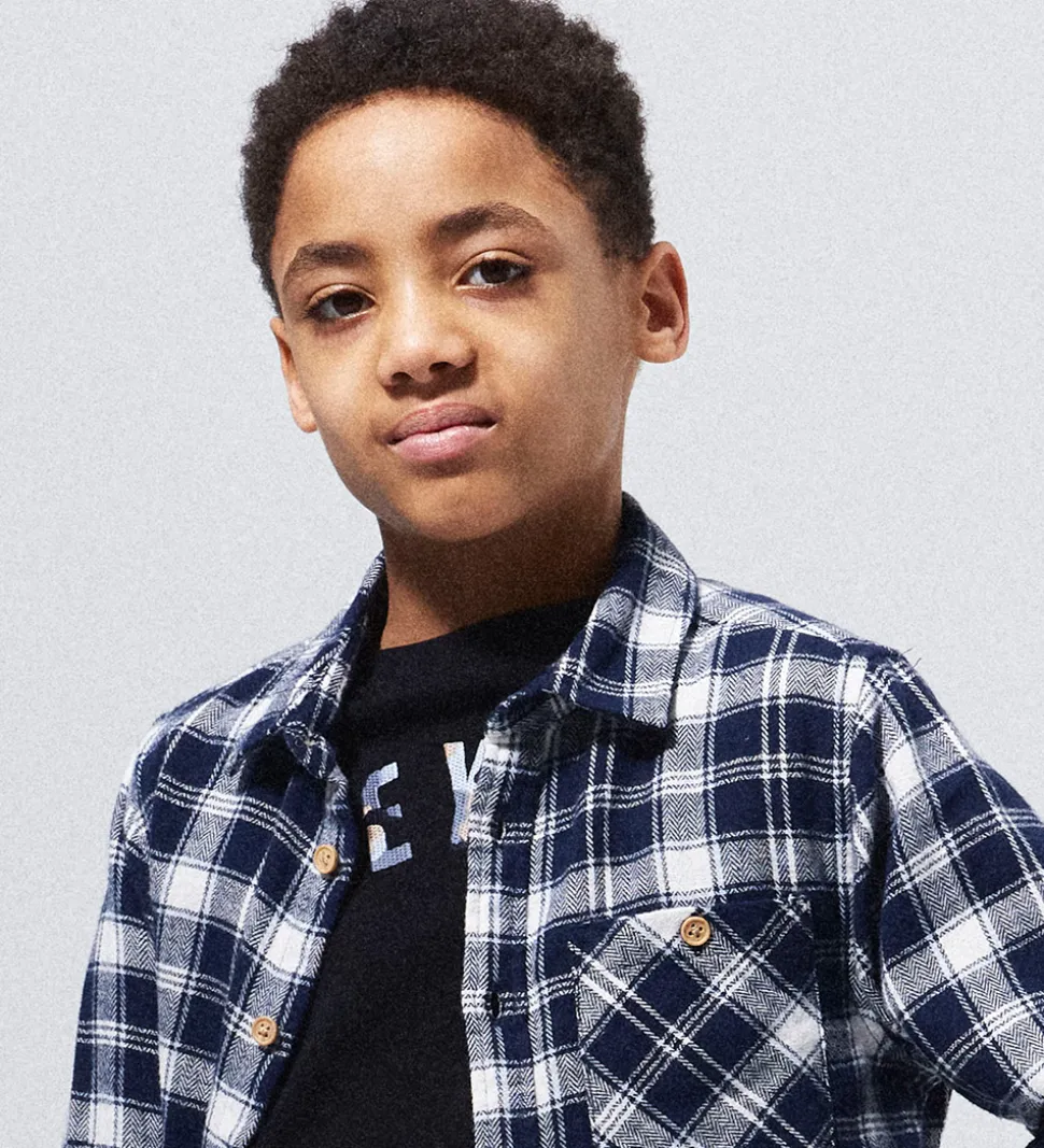 Name it Skjorte - NkmSunda - Navy Blazer