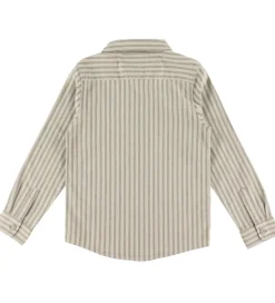 Name It Skjorte - NmmRekid - Island Fossil/Thin Stripe