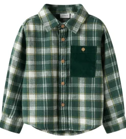 Name it Skjorte - NmmSanto - Bistro Green