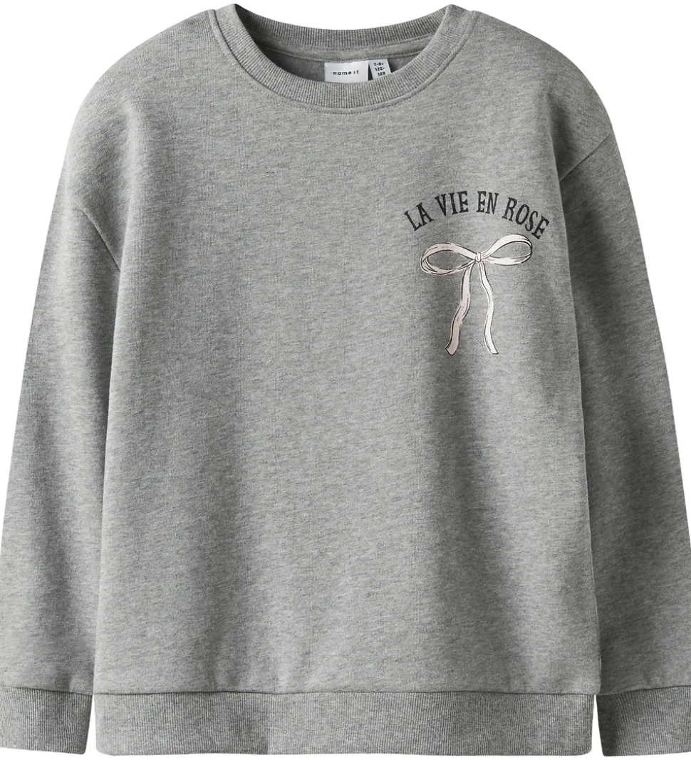 Name It Sweatshirt - NkfRastin - Grey Melange