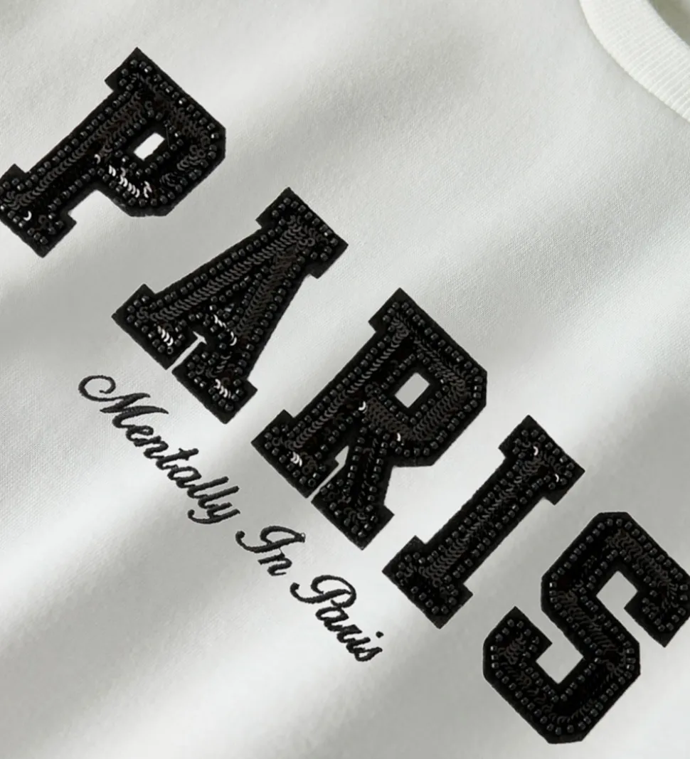 Name It Sweatshirt - NkfRetta - Bright White