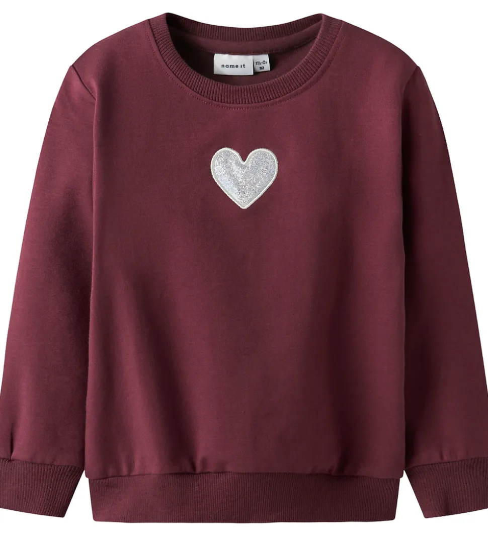 Name It Sweatshirt - NmfSakkina - Burgundy