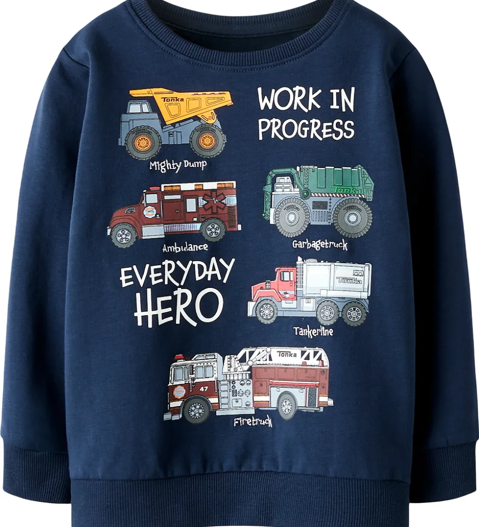 Name It Sweatshirt - Tonka - NmmOrson - Navy Blazer