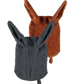 Name It Vaskehandske - NbnRio - Iron Gate/Caramel