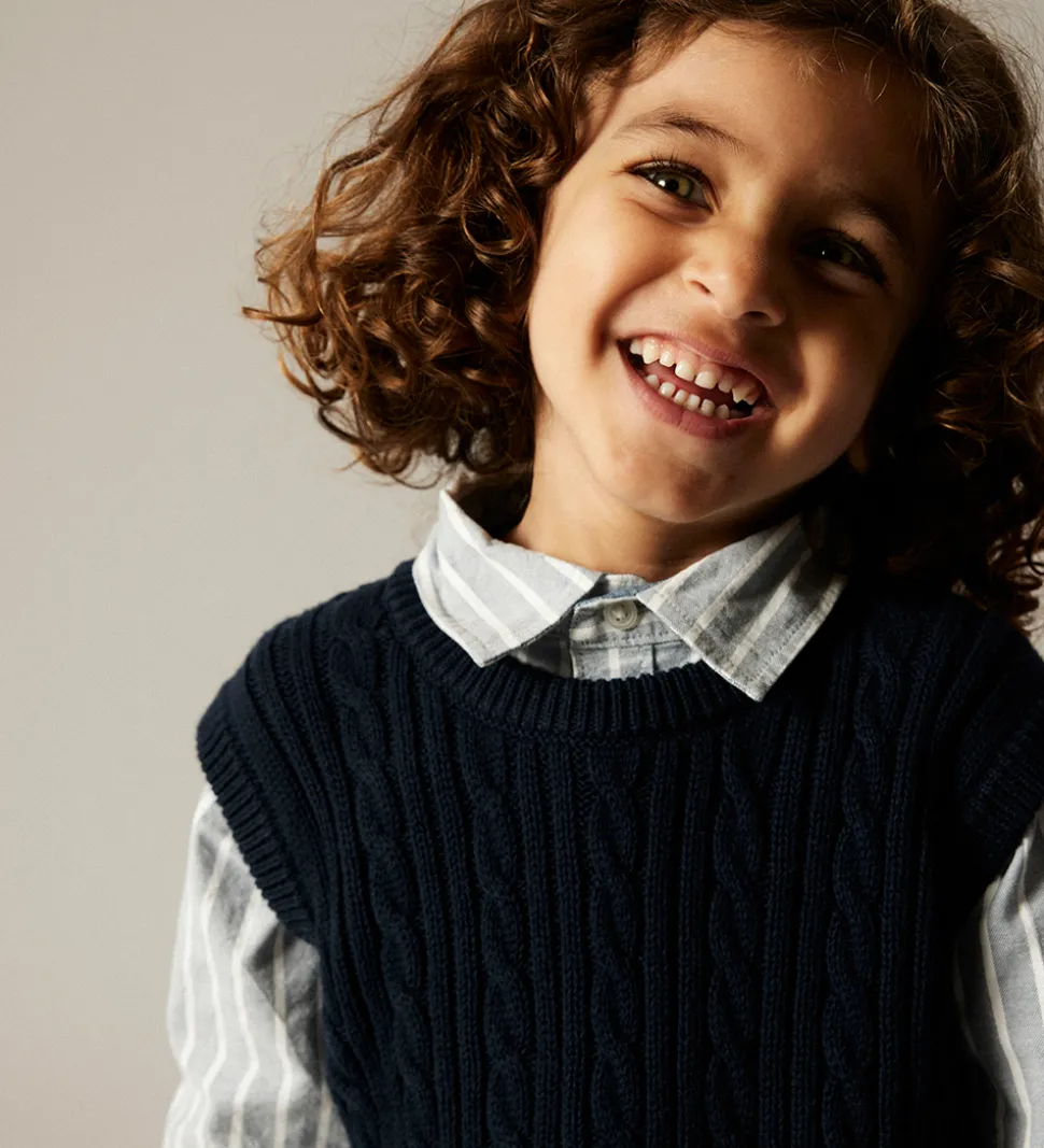 Name It Vest - Strik - NmmRoman - Navy Blazer