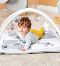 Nattou Aktivitetstæppe Tembo - 75x60 cm - Grå/Hvid