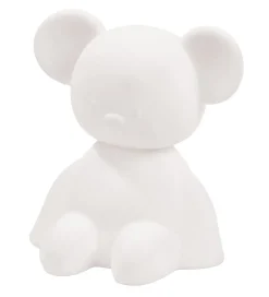 Nattou Natlampe - Silikone - LED - Mus - 12x14x15 cm - Hvid