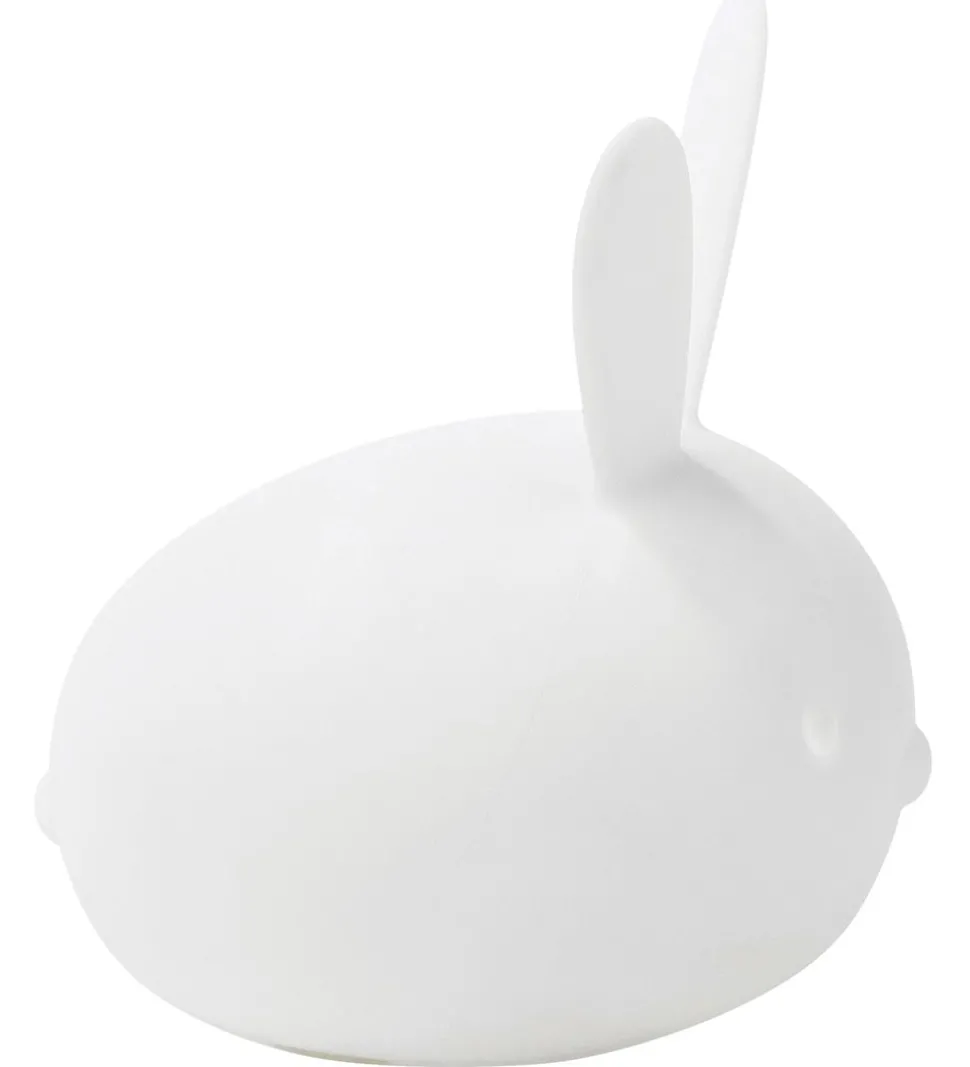 Nattou Natlampe - Silikone - LED - Kanin - 12x14x15 cm - Hvid