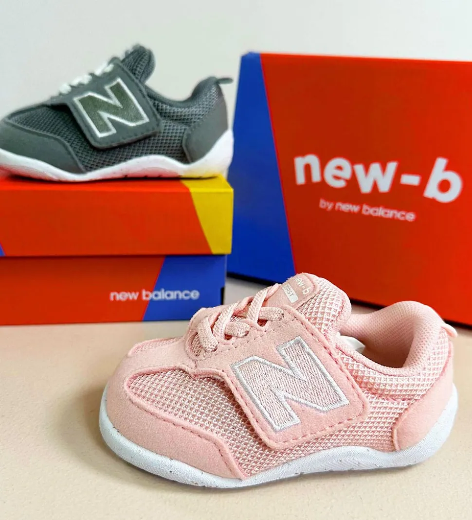 New Balance Begyndersko - First - Harbor Gray/Hvid