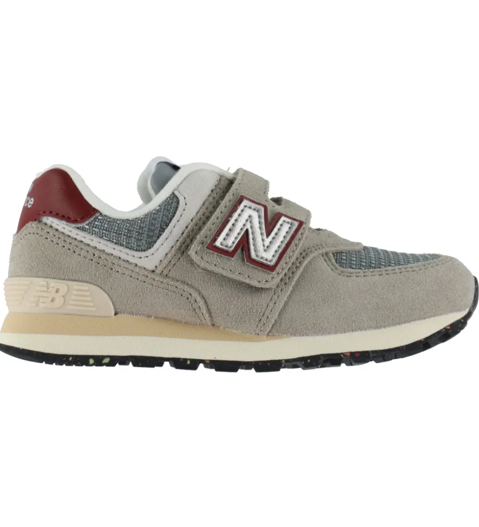 New Balance Sko - 574 - Arid Stone/Monarch Burgundy