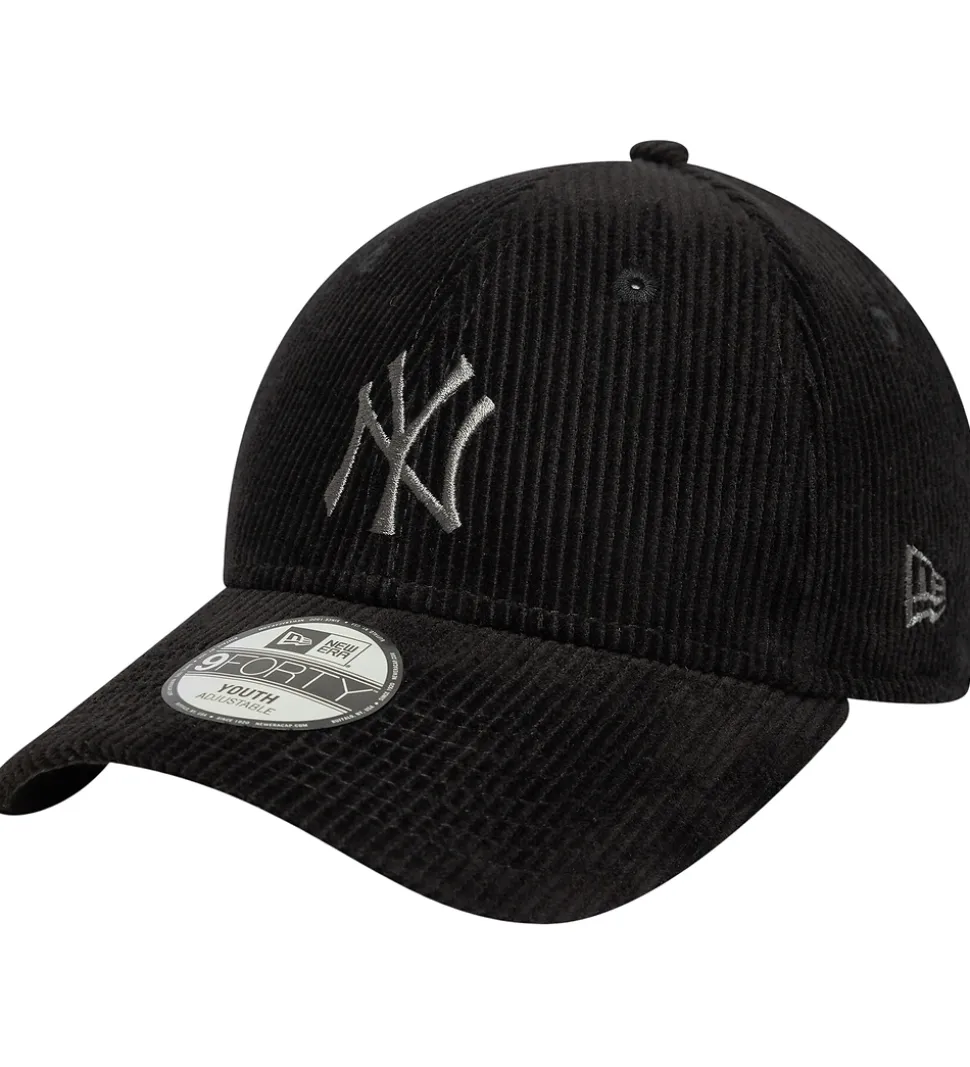 New Era Kasket - Fløjl - 9Forty - New York Yankees - Sort