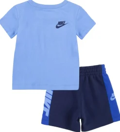 Nike Shortssæt - T-shirt/Shorts - Amplify - Midnight Navy