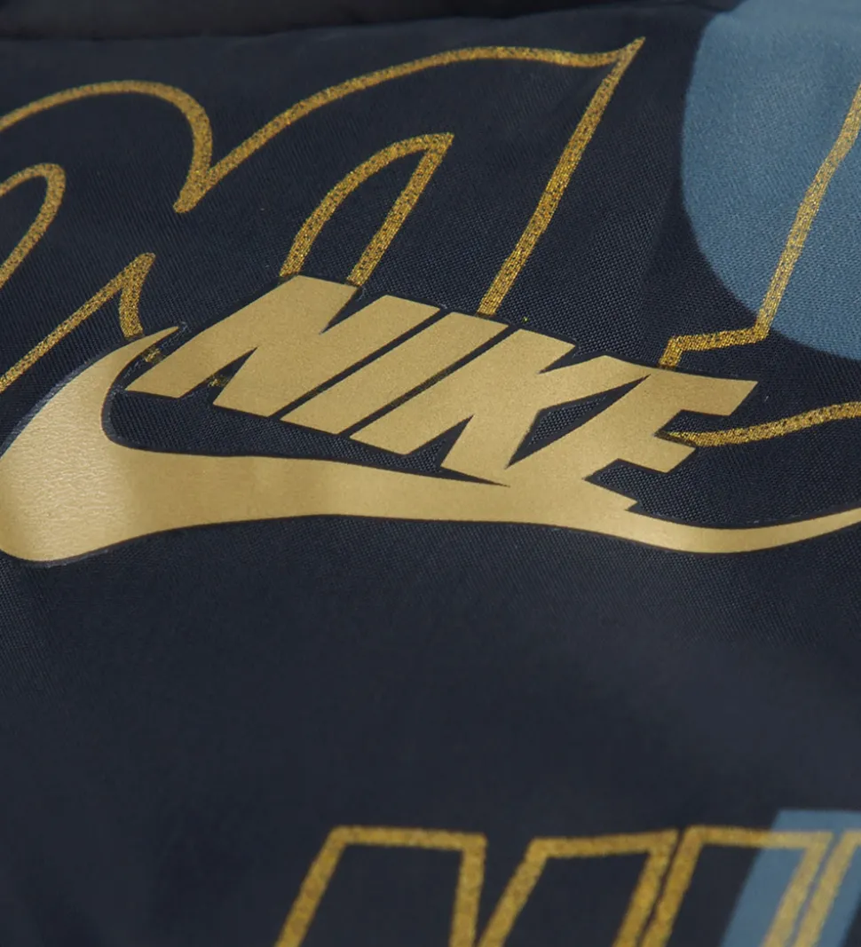 Nike Sæt - Dynevest/Bluse/Sweatpants - Sort/Hvid