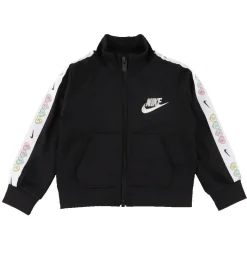 Nike Træningssæt - Cardigan/Bukser - Taping - Sort