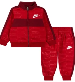 Nike Træningssæt - Cardigan/Bukser - Gym Red